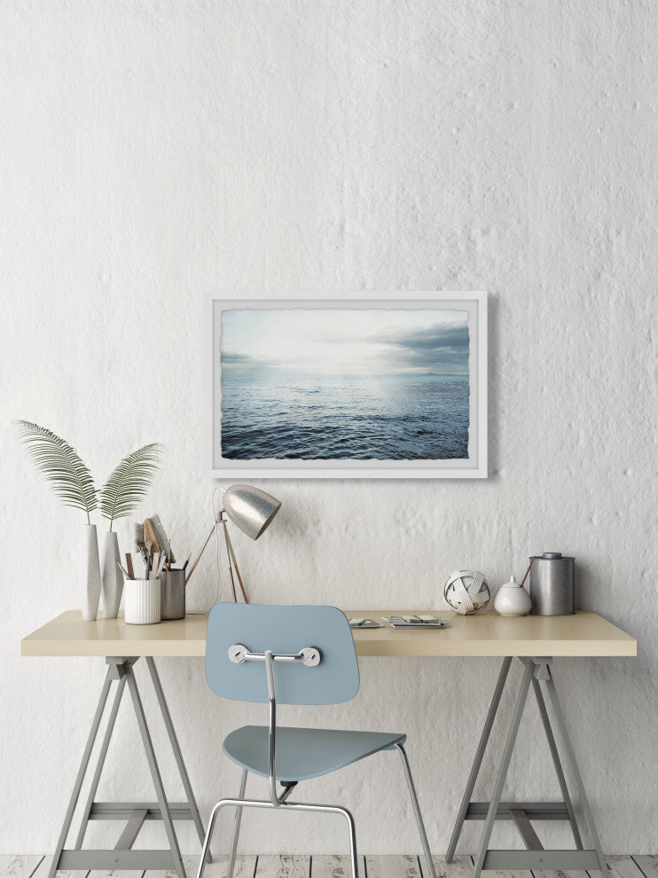 "Deep as the Ocean" Framed Painting Print, 45x30