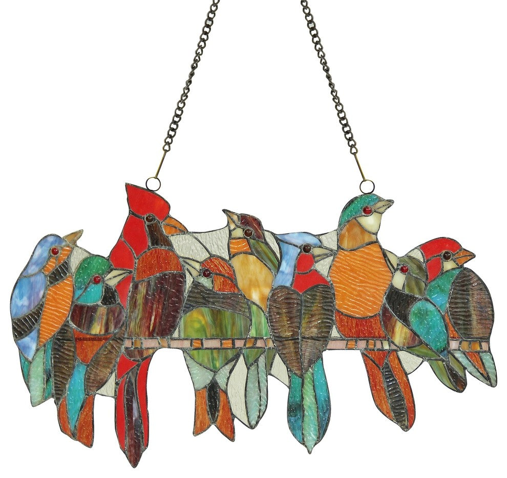 Kuno Tiffany-Glass Window Panel