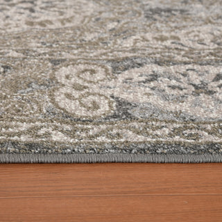 Alessana Banbury Bordered Area Rug, Walnut, 8'9"x11'9"