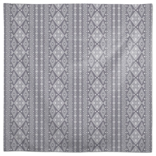 Tribal Print Dark Gray 58x58 Tablecloth