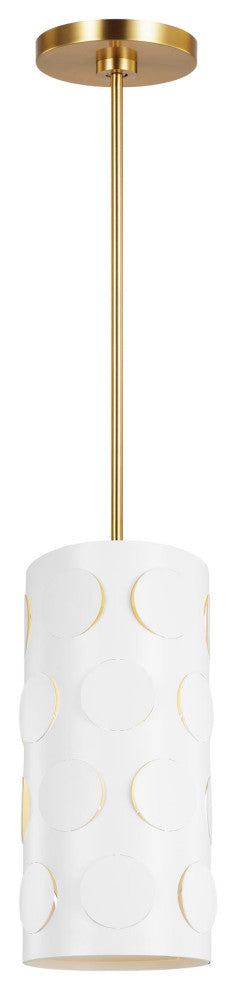 Dottie Small Pendant, Burnished Brass