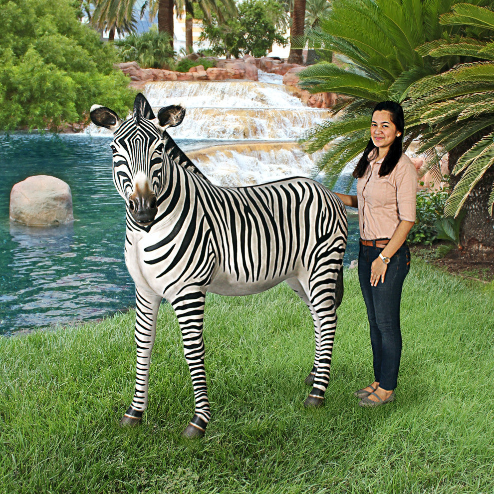 Grand Scale Adult Zebra Statue