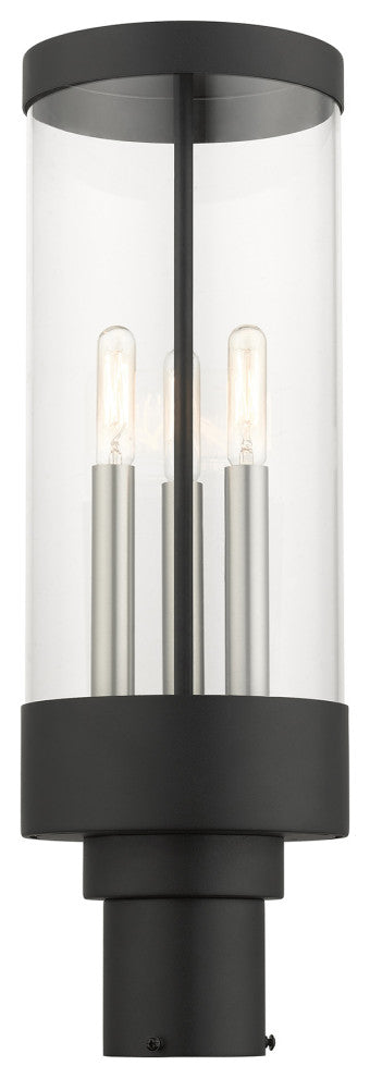 Textured Black Nautical, Moder, Industrial, Urban Outdoor Post Top Lantern