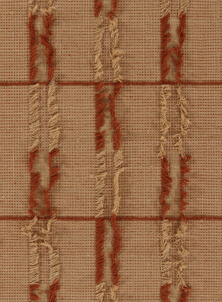 Momeni Serena Hand Woven Recycled PET Terra Cott Indoor Outdoor Rug 2'' X 3''