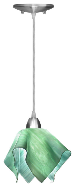 Jezebel Radiance Flame Pendant, Small, Seafoam Green