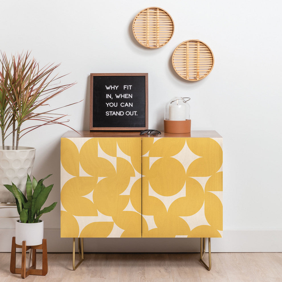 Colour Poems Abstract Shapes Collage IV Credenza