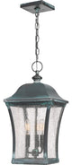 Quoizel BDS1910AGV Three Light Outdoor Hanging Lantern, Aged Verde Finish