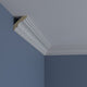 2 1/2"H x 2 3/8"P x 3 3/8"F x 94 3/8"L, (2" Repeat), Loera Crown Moulding