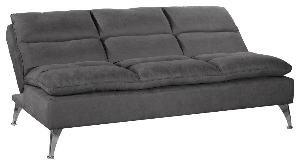 Sealy Santa Cruz Futon Sofa Convertible, Gray