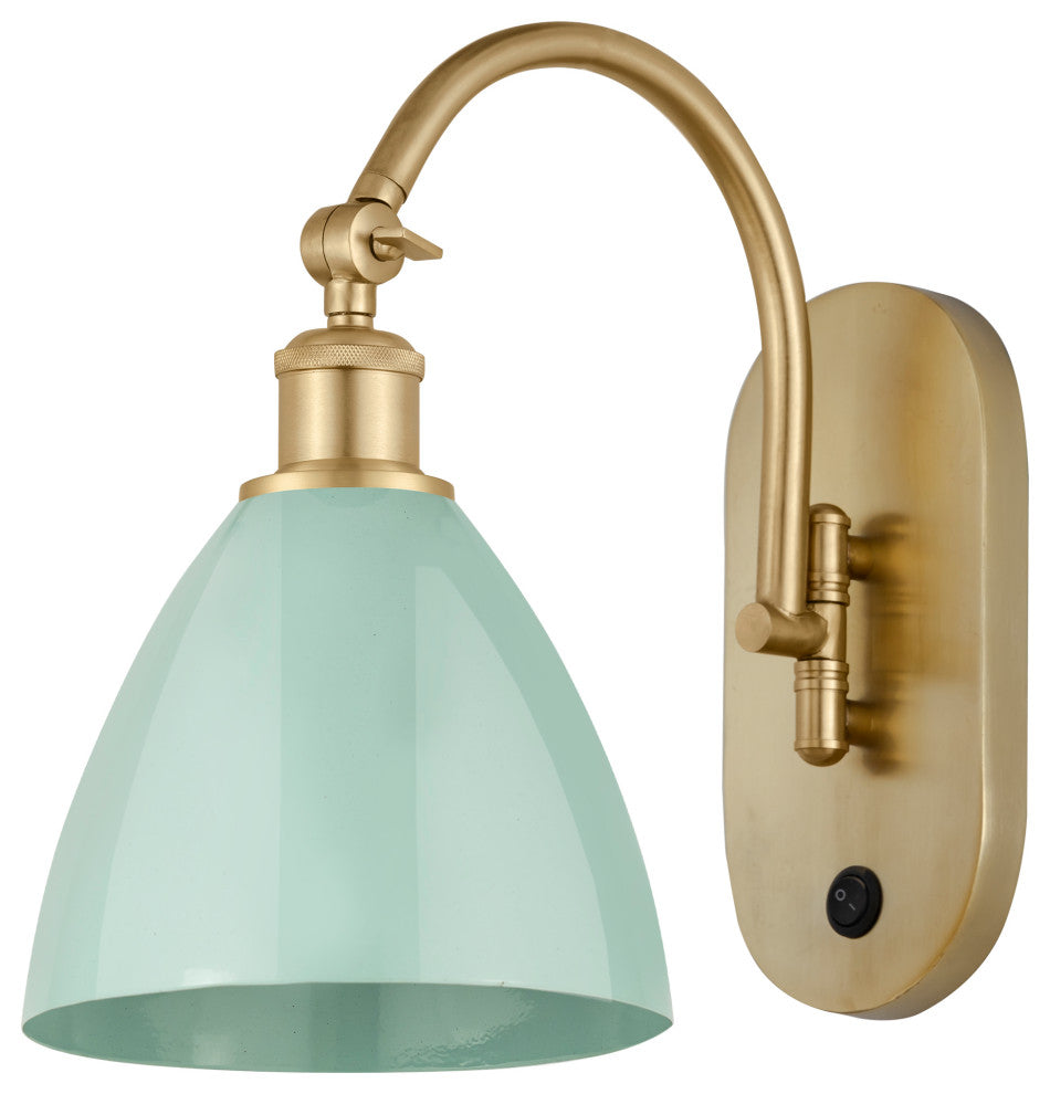Innovations 518-1W-SG-MBD-75-SF-LED 1 Light Sconce, Satin Gold