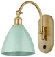 Innovations 518-1W-SG-MBD-75-SF-LED 1 Light Sconce, Satin Gold