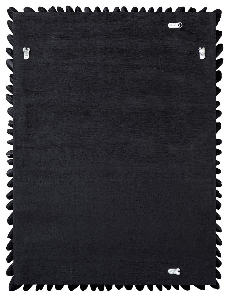 Uttermost Bahama Black Wood Wall Decor