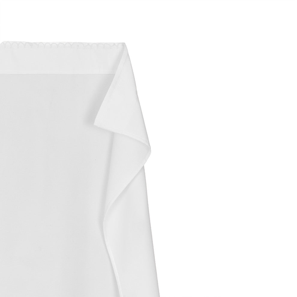 SunVeil Extra Wide Draft Stop Thermal Curtain Liner, White, 40"x80"