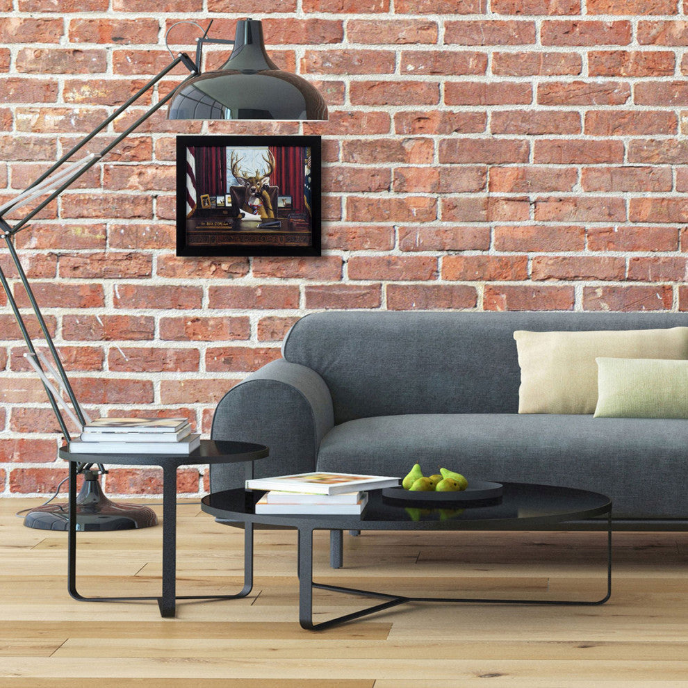The Buck Stops Here Non-Glass Framed Art