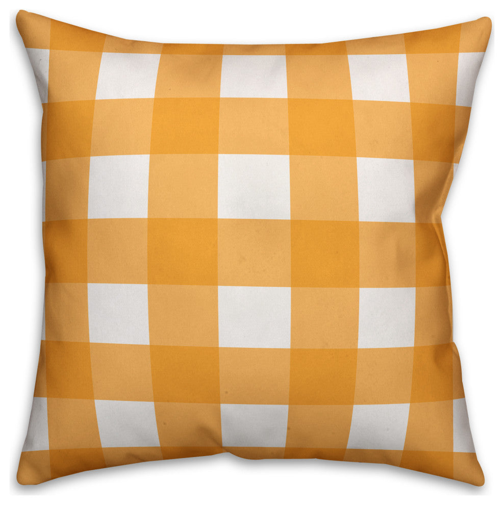 California Buffalo Check 18x18 Spun Poly Pillow