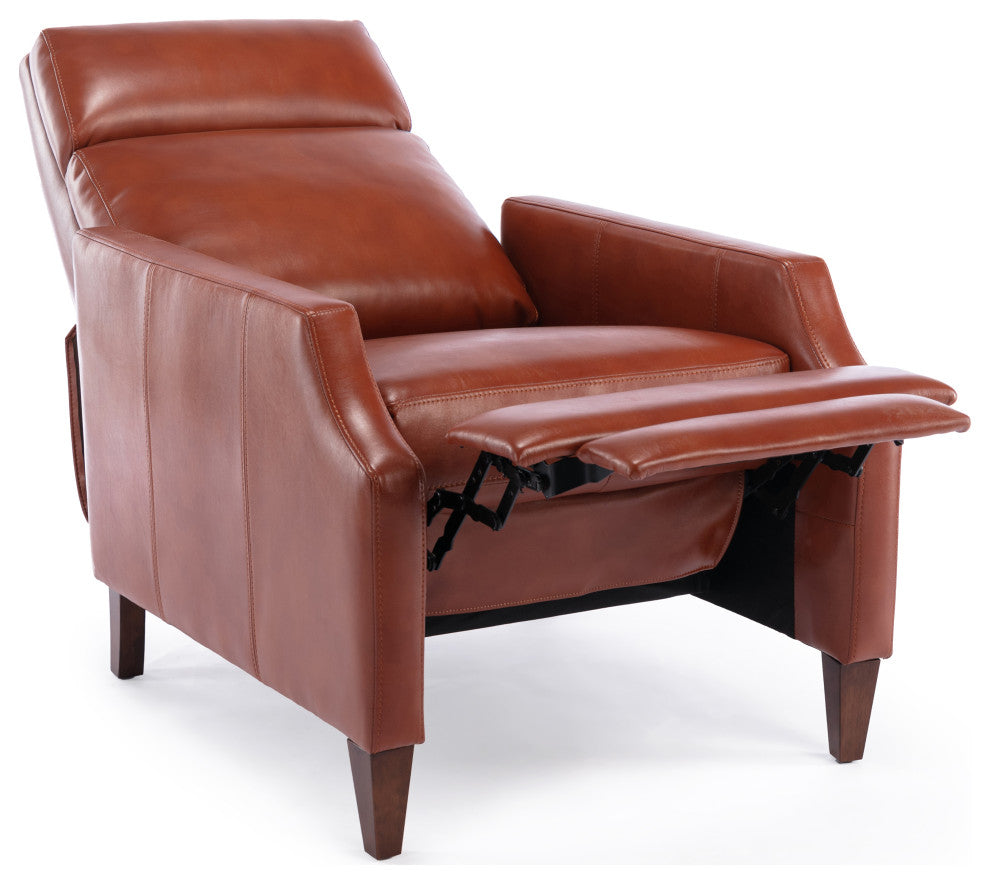 Balantyne Push Back Recliner, Caramel