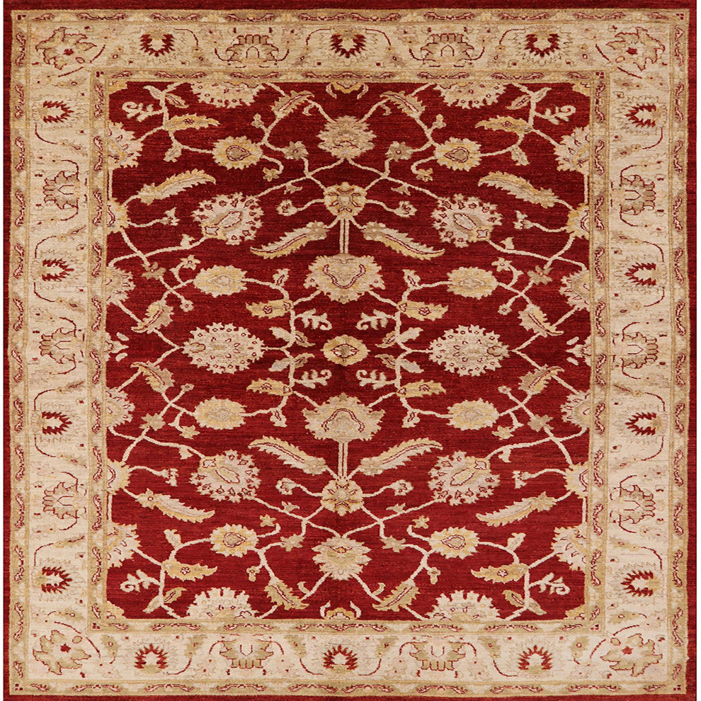 Ahgly Company Indoor Square Mid-Century Modern Area Rugs, 4' Square