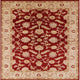 Ahgly Company Indoor Square Mid-Century Modern Area Rugs, 4' Square