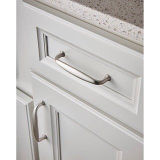 Top Knobs M1279 Charlotte 4 Inch Center to Center Handle Cabinet - Brushed