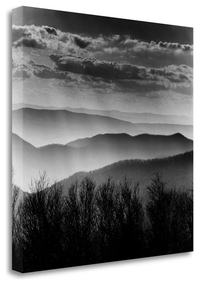 "Misty Mountains" By Photoinc Studio, Giclee Print on Gallery Wrap Canvas