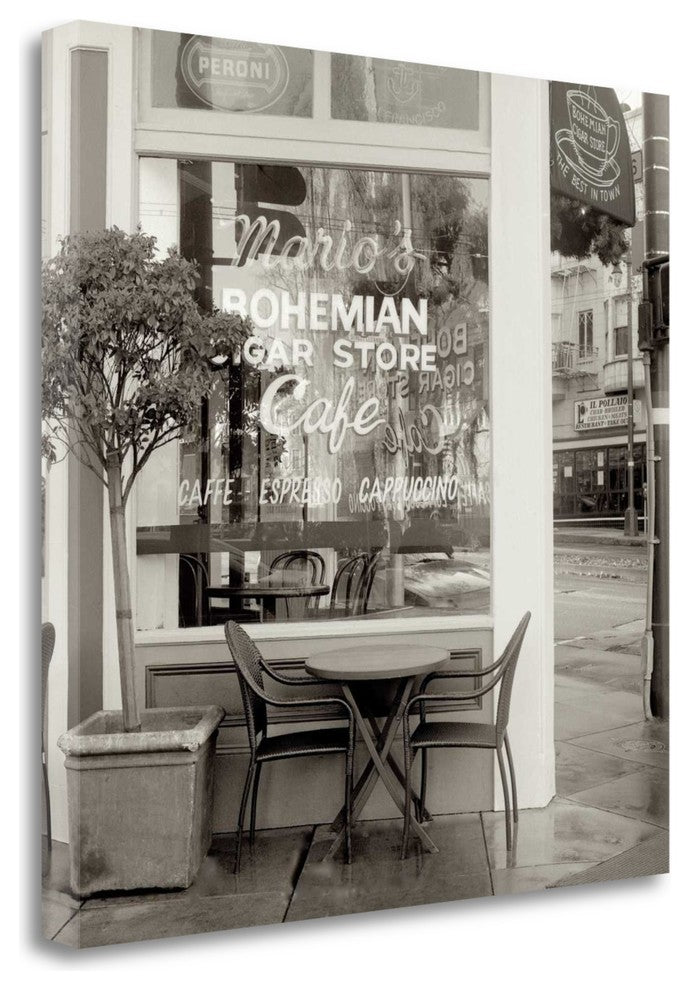 "Mario''s Cigar Store - 3" By Alan Blaustein, Gallery Wrap Canvas
