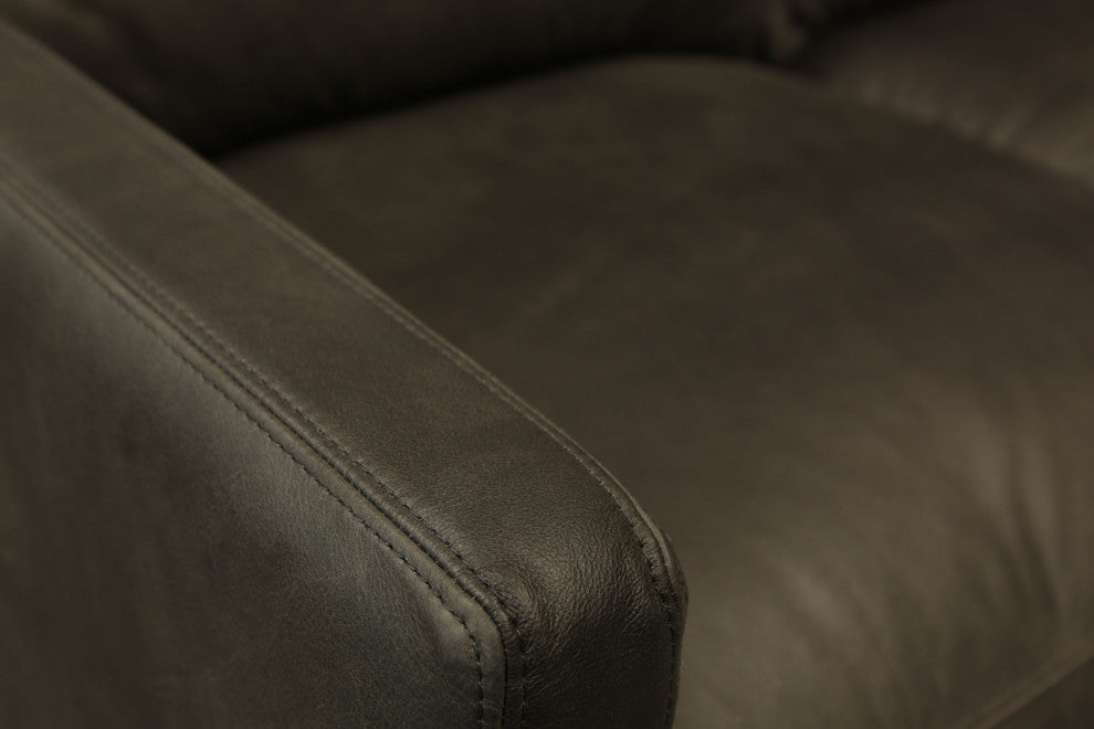 Monterrey 100% Top Grain Leather Americana Sofa