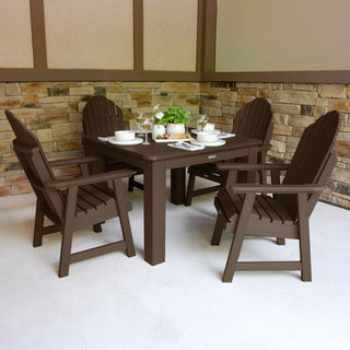 Hamilton 5-Piece Square Dining Set, Weathered Acorn