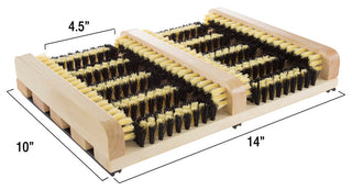Boot And Shoe Cleaner Scrubber Brush Scraper Mat By Stalwart