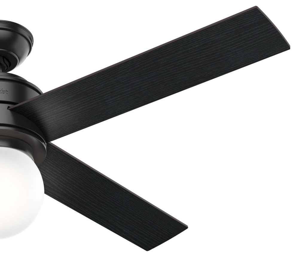 Hunter Fan Company  52" Hepburn  Ceiling Fan With Light With Wall Control, Matte