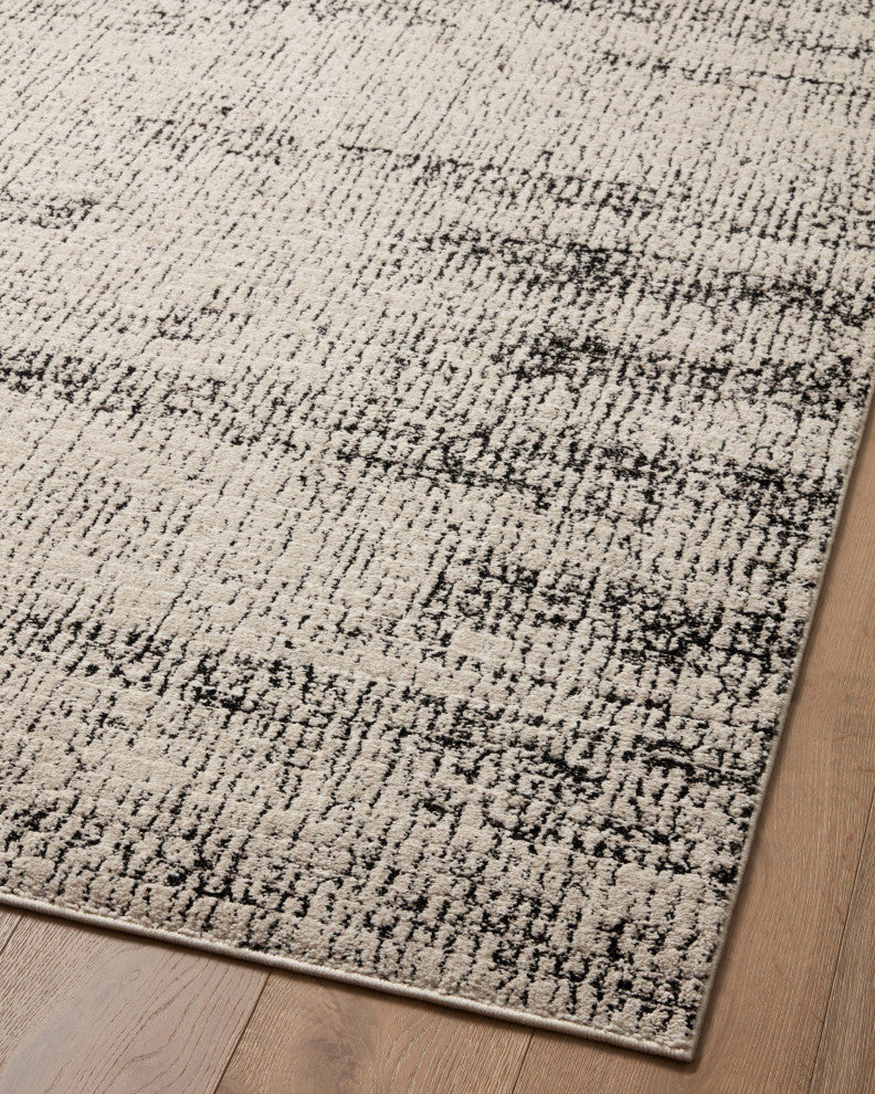 Loloi II Darby Oatmeal / Charcoal 2'-7" x 12'-0" Runner Rug