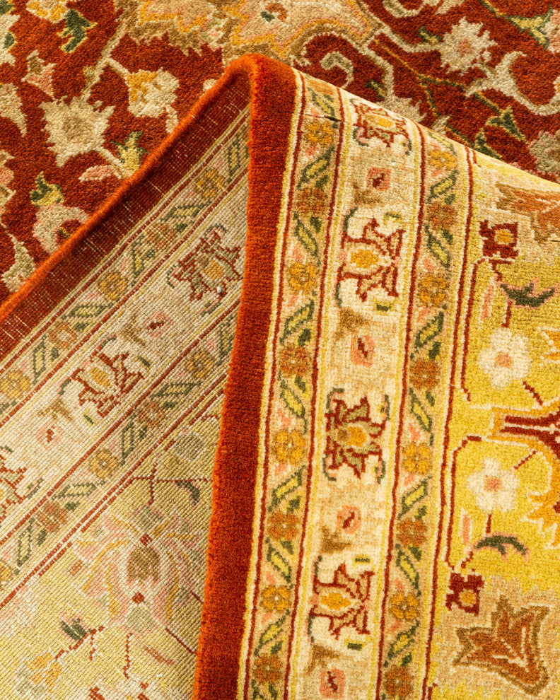 Mogul, One-of-a-Kind Hand-Knotted Area Rug Orange, 8' 1 x 10' 5