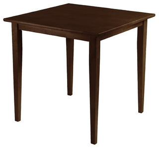 Groveland Square Dining Table, Shaker Leg, Antique Walnut Finish