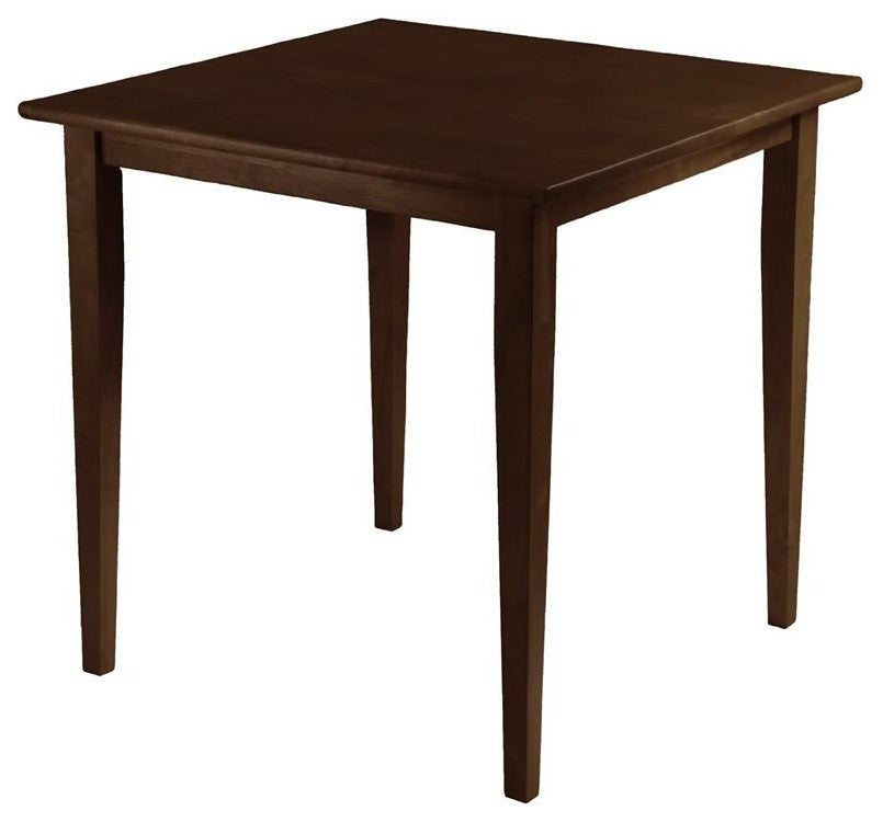 Groveland Square Dining Table, Shaker Leg, Antique Walnut Finish