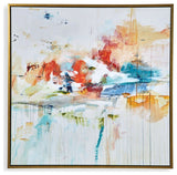 Uttermost 32329 Dream State 42" x 42" Framed Abstract Painting - Multicolored