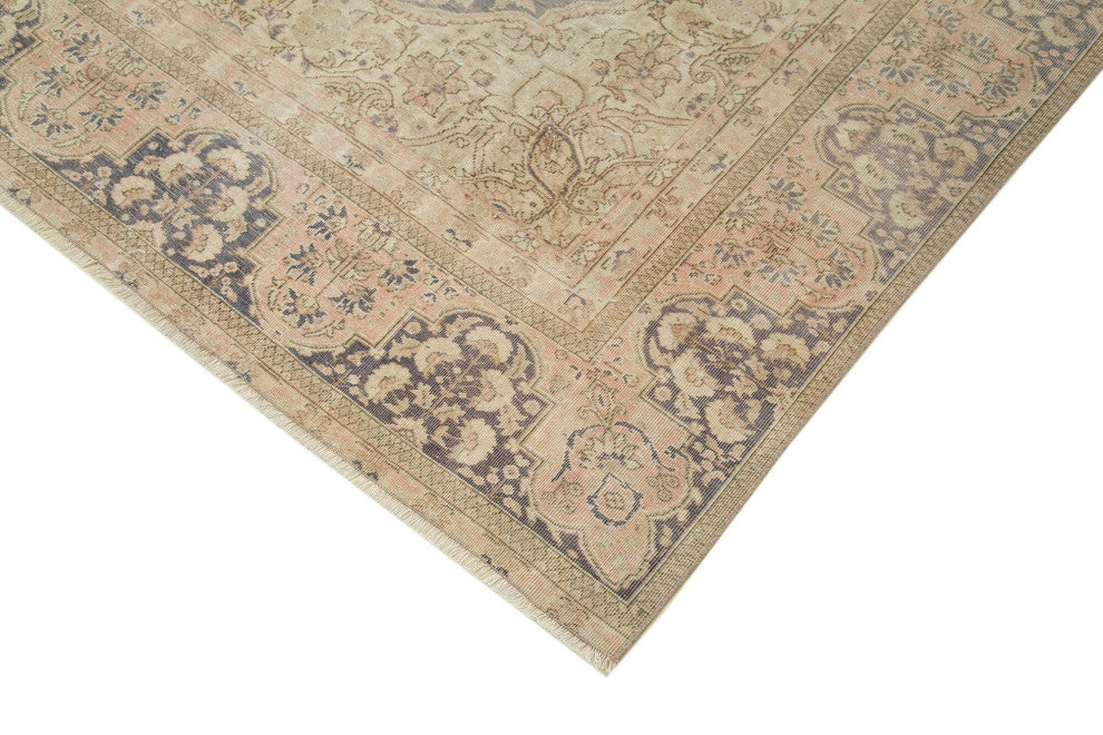 Rug N Carpet - Handwoven Oriental 7' 4'' x 10' 4'' Distressed Area Rug