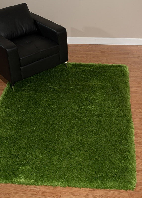 United Weavers Bliss Venetia Shag Rug, Green (2300-00124), 5'3"x7'2"
