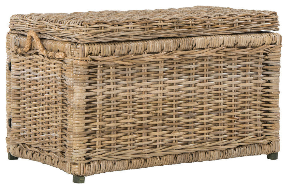 happimess Jacob 30" Wicker Storage Trunk, Natural