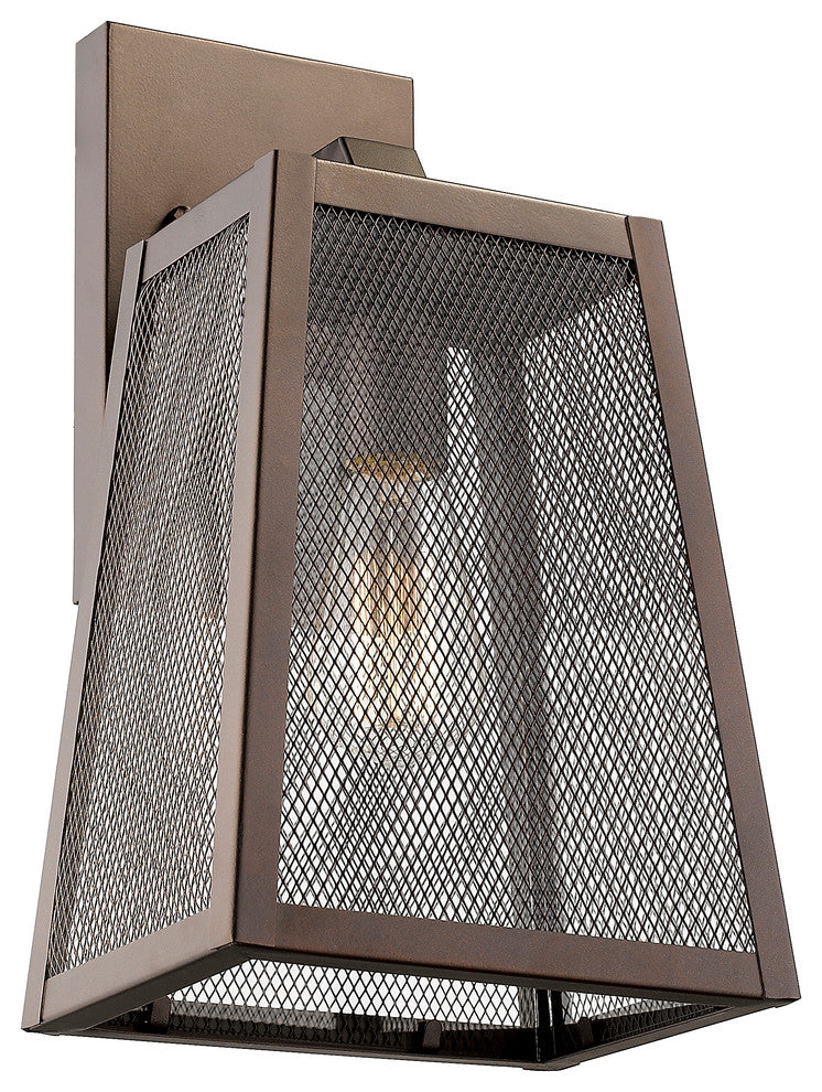 CHLOE Lighting EMERSON 1-Light Rubbed Bronze Outdoor Wall Sconce 15"