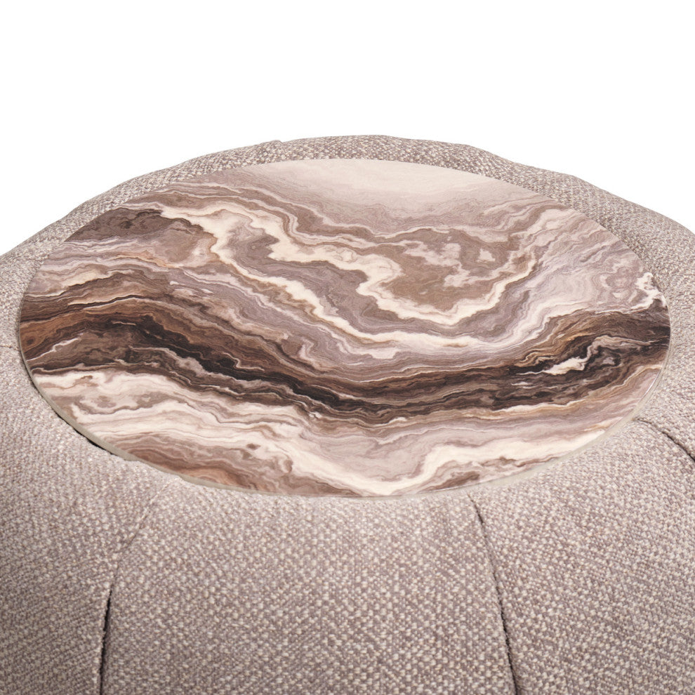 Lucca Side Table Tan Nougat