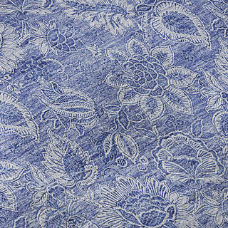 Premium Machine Washable Mayfield AMF662 Denim 2'3" x 7'6" Runner Rug