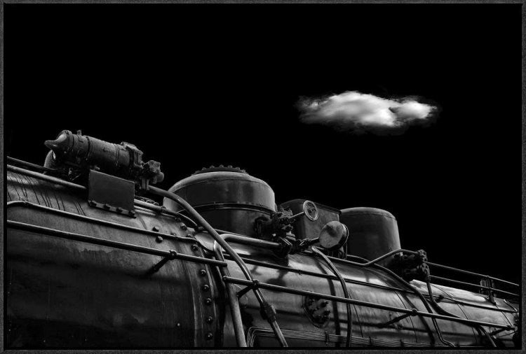 "The Old Days" Framed Canvas Giclee by Stefan Eisele, 31x21"
