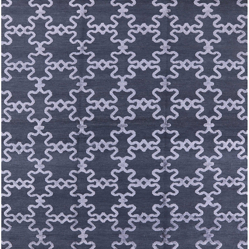 Ahgly Company Indoor Square Mid-Century Modern Area Rugs, 3' Square