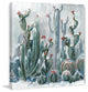 "Cactus Garden II" Painting Print on Wrapped Canvas, 32"x32"
