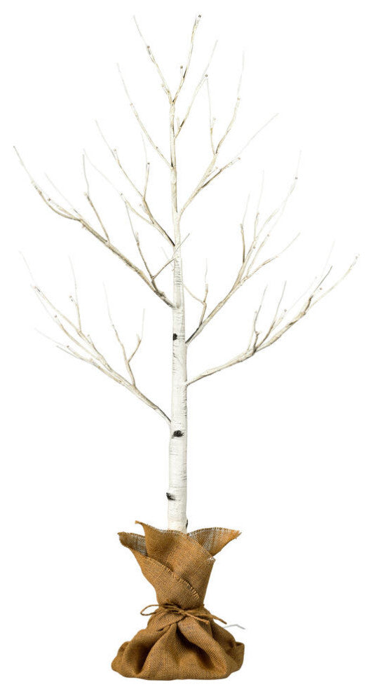 Vickerman LED White Birch Twig Tree