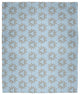 60 x 80 in Chickens-go-round Throw Blanket, After Rain Blue