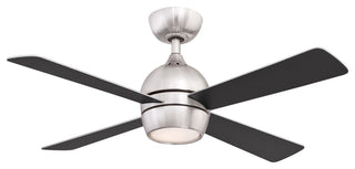 Fanimation FP7644 Kwad 44" 4 Blade Indoor LED Ceiling Fan - Brushed Nickel