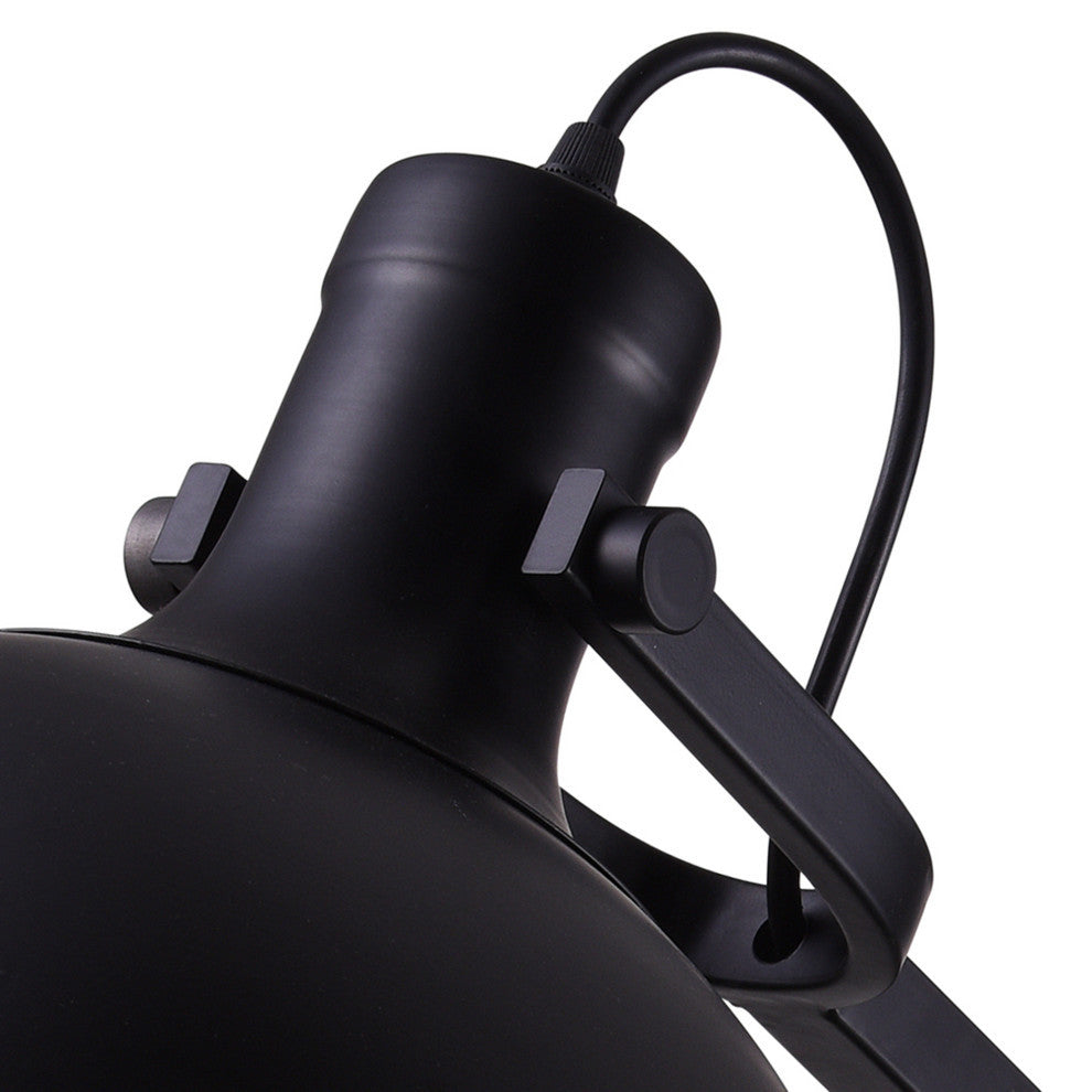 Strum 2 Light Island Chandelier With Black Finish