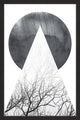 "A Full Moon" Framed Painting Print, 30"x45"