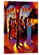 "At The Top" by Keith Mallett, 40x26x1.5"