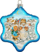 Building A Snowman Snowflake Ornament